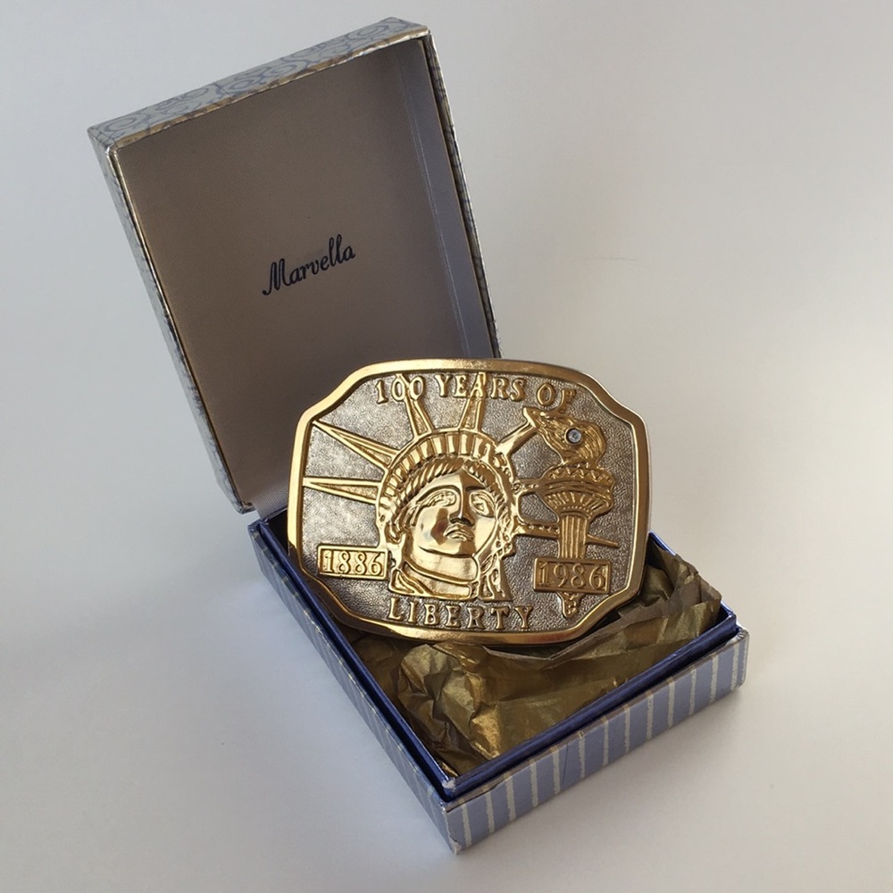 Marvella 100 Years of Liberty Belt Buckle